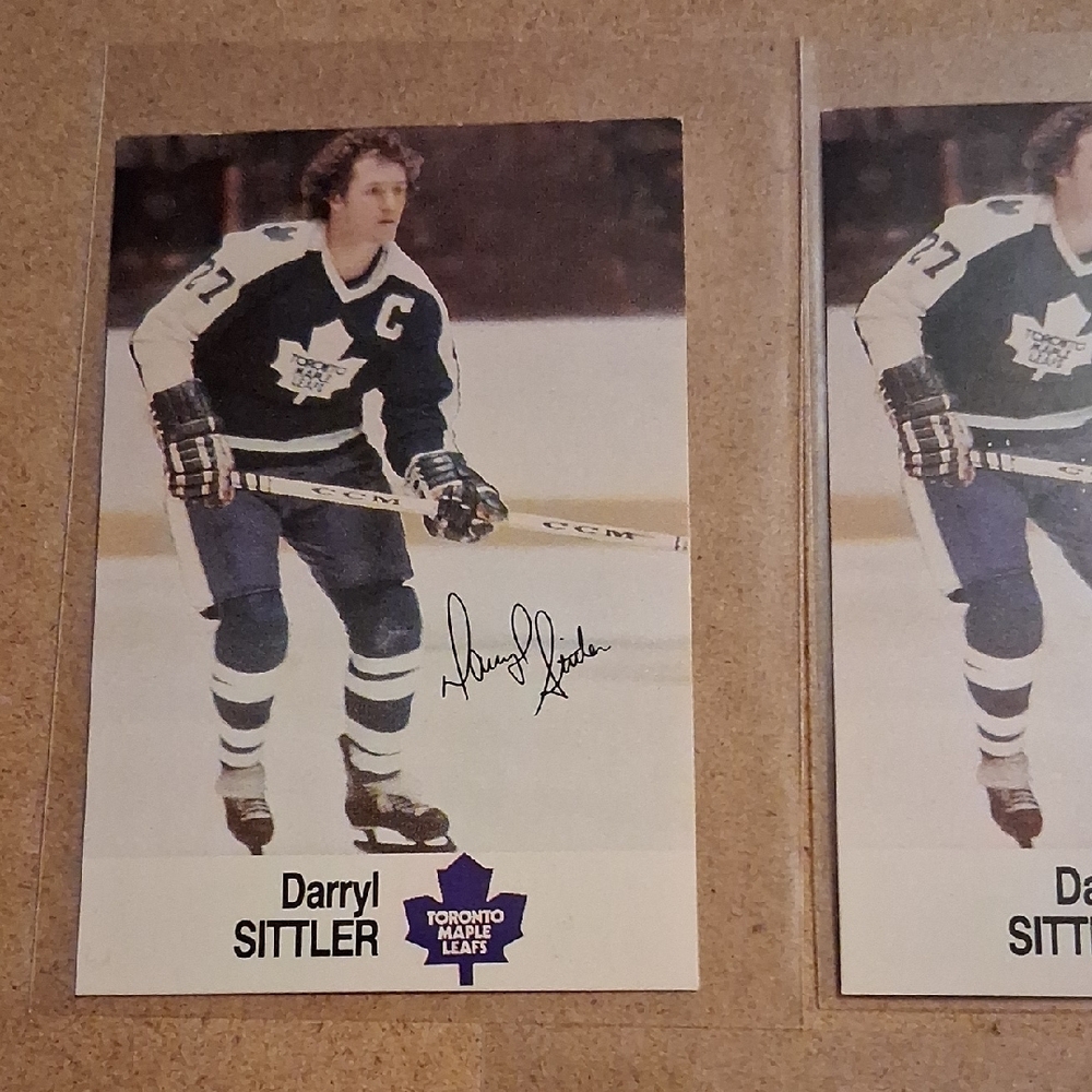 Esso Darryl Sittler Hockey Trading Cards - Blue and White